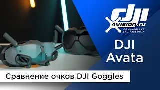 Сравнение очков DJI Goggles