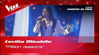 Cecilia Mirabile - "Million reasons" - Shows en vivo 4tos - La Voz Argentina 2022