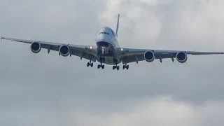 1 HR of Crosswind landings | London Heathrow Airport Plane Spotting