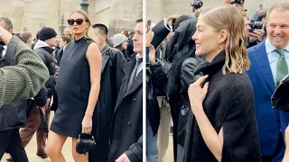 Pregnant Romee Strijd, Rosamund Pike Among Those Attending The Dior Fashion Show