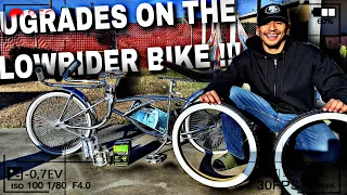 UPGRADES ON THE LOWRIDER BIKE VLOG !!!