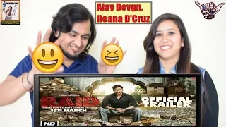 Raid - Official Trailer || Ajay Devgn, Ileana D'Cruz, Rajkumar Gupt || Indian Reaction