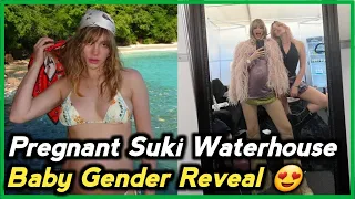 Pregnant Suki Waterhouse Baby Bump | Suki Waterhouse Baby Gender Reveal