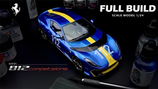 Ferrari 812 Competizione | Alpha Model | 1/24 | Scale Model Building | ASMR