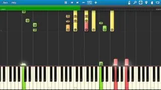 Barry White - You're The First The Last My Everything Piano Tutorial - How to play - Synthesia