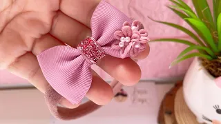 Como fazer o alinhavo perfeito - Laço gravatinha fácil #ribbon #laceiras #diy