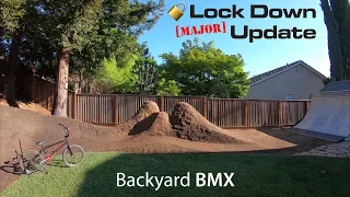 Backyard BMX Course Dirt Jump Track - 2020 Lock Down Re Build Update