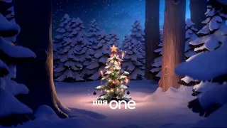 BBC One Christmas 2020 & 2023 Christmas Tree at Night Ident clean and full