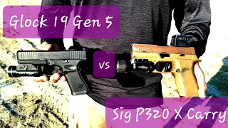 Glock 19 Gen 5 vs Sig P320 X Carry