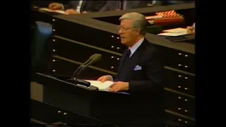 1985 12 19 "Letzte Rede" Helmut Schmidt im Bundestag Bonn - von SAT.1-Reporter Wolf Achim Wiegand