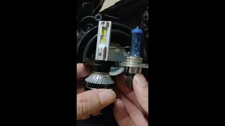 How To Install RX50 H4 LED Headlight Bulbs Replace Car Halogen H4 for Auto Headlight Lighting System