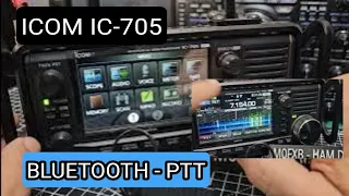 ICOM IC-705 Bluetooth Speaker , Earpiec & PTT Button