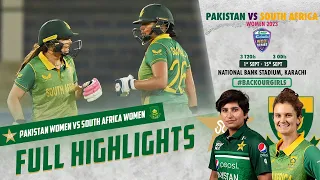 Full Highlights | Pakistan Women vs South Africa Women | 2nd ODI 2023 | PCB | M3D2L