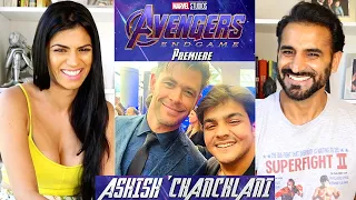 ASHISH CHANCHLANI | Avengers Endgame Premiere | REACTION!!!