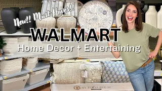 ✨NEW ✨WALMART SUMMER MUST-HAVES : HOME DECOR + ENTERTAINING | SHOP WITH ME