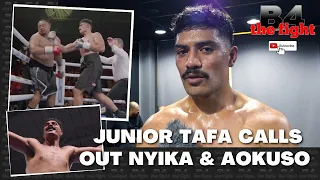 JUNIOR TAFA CALLS OUT NYIKA & AOKUSO #boxing #ausboxing #boxingnews