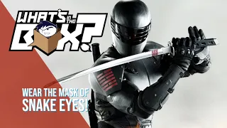 G.I. Joe Snake Eyes Wearable Helmet Unboxing | Culture Junkies