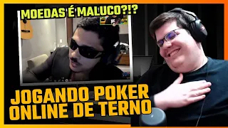 CASIMIRO E CHICO MOEDAS O POKER ONLINE DE TERNO EM CASA