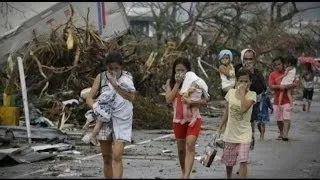 Super-Typhoon Cuts Trail of Destruction in Philippines
