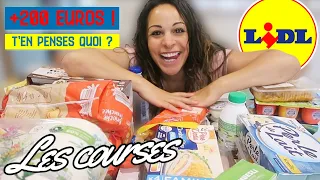 RETOUR DE COURSES LIDL +200€ c'est justifié ou pas ?