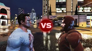 Terminator VS Ironman - Epic Battle (GTA 5)