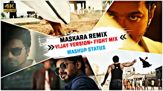 🎧Maskara Remix 😎Vijay Version 🔥| Mass Mashup Whatsapp Status 🥰| Yash official 😈