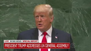 CBS News Special Report: President Trump Delivers UNGA Address