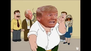 Trump Vs CNN - Family Guy, InfoWars great meme war