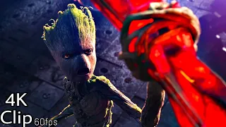 Making Stormbreaker Scene - Groot Lifts Thor's Hammer