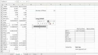 Excel Function - SUMIF with OFFSET Part 1