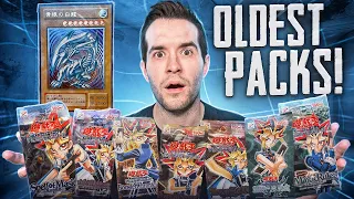 Opening Yugioh's OLDEST Packs For ULTIMATE RARE Blue-Eyes!