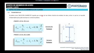 Miembros en flexión acero estructural - C5EEP24