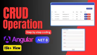 Angular 17 CRUD Operation with .NET 8 Web API, Entity Framework Core | Project Tutorial in Hindi