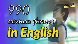 The 990 common phrases in English