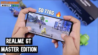 Realme GT Master Edition PUBG BGMI Gaming Test with FPS & Heating | Gyro , Gameplay | Hindi