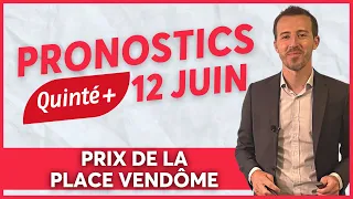 PRONOSTICS ET QUINTÉ+ DU 12 JUIN À PARISLONGCHAMP (R1C4)