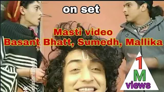 #Sumedh #Mallika #Basantbhatt Masti on set / Krishna  Radha Serial viral / Balram / Tiktok video