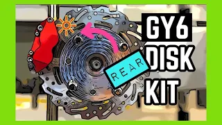 GY6 Ruckus rear disk brake kit [HOW TO]