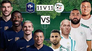 Algeria Nationality Players 🇩🇿 🆚 France 2023 🇨🇵 🥵🔥 ( Zidane, Mbappe, Mahrez, Benzema, Griezmann )