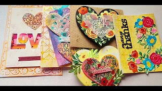 Valentine's day cards Club Spellbinders  #SpellbindersClubKits #Spellbinders #neverstopmaking