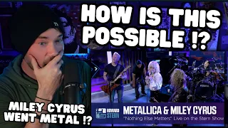 Metal Vocalist First Time Reaction to Miley Cyrus and Metallica “Nothing Else Matters” Live