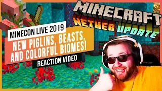 🤯 MINECRAFT NETHER UPDATE GAMEPLAY REACTION! 🐷 Kazrisk Reacts