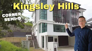 Kingsley Hills RM2,888,000 Quad Storey CORNER Semi-D at Putra Heights. House Tour Video