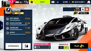 Asphalt 9 | Limited-time Event | Overclock Showcase | FV Frangivento Asfanè | Walkthrough 2024