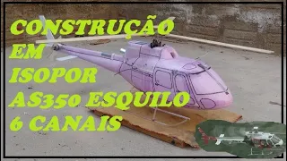 Helicóptero esquilo AS350 rc