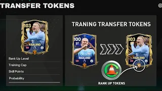 103-104 OVR RANK UP TRANSFER!? NEW TRAINING TRANSFER TOKENS UTOTS FC MOBILE 24!