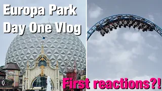 FIRST REACTIONS to Europa Park?! Day One Vlog April 2024