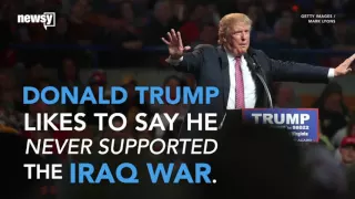 Trump supported Iraq War