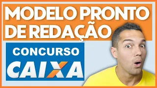 INTRODUÇÃO - Modelo Pronto Redação CAIXA 2024 |  Fórmula do Concurso | Profinho