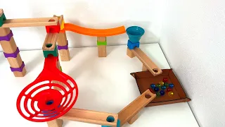 Marble Run Hape Roll Slider  Round slope and Jumping platform